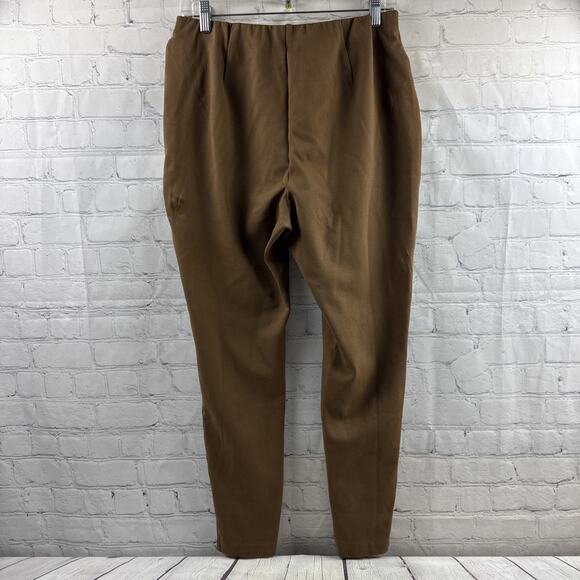 J.Jill Ponte Leggings Pants Affinity Stretch in Espresso Brown‎ Sz Med - Picture 5 of 11